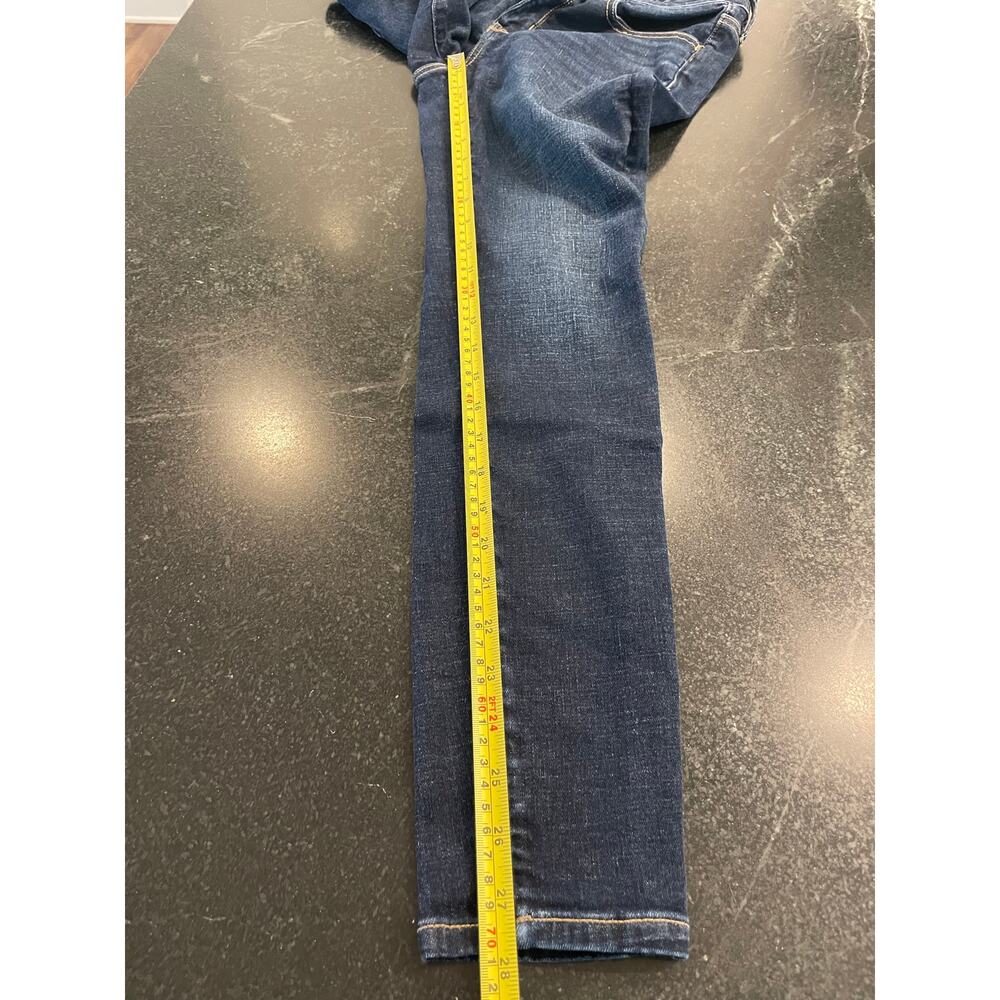 American Eagle stretch Skinnies jegging size 8 dark wash - Picture 7 of 9
